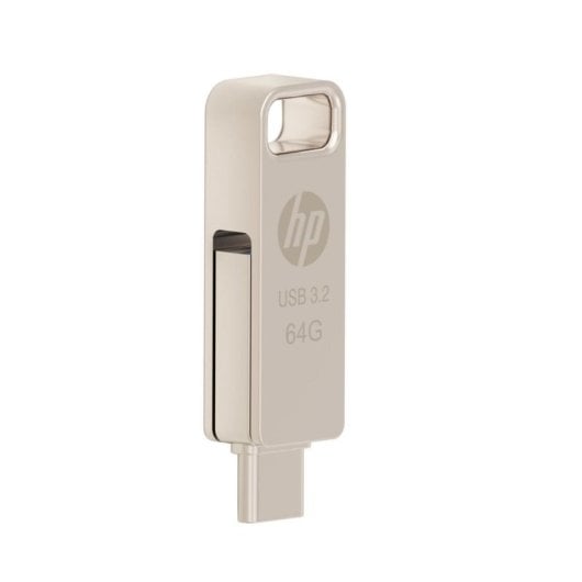 Pendrive PNY HPFD206C-64 64GB USB Type-A USB Type-C 100MBs Plata