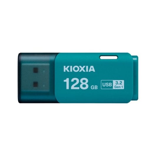 Pendrive Kioxia LU301L128GG4 128GB USB 3.2 Gen 1 Tipo A Azul con tapa