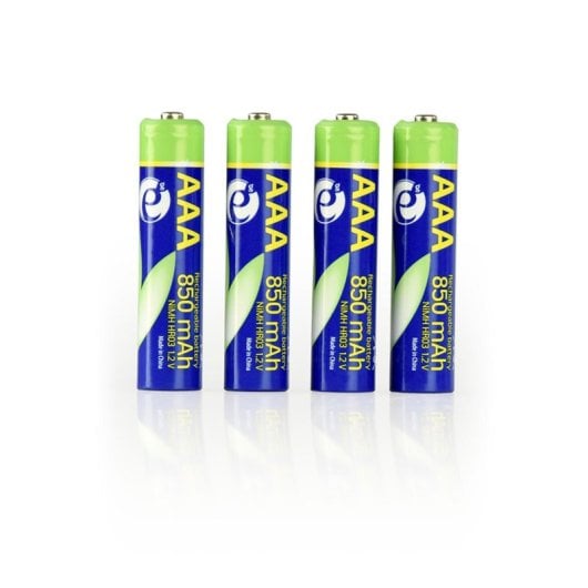 Batería recargable Gembird EG-BA-AAA8R4-01 AAA NiMH 1.2V 850mAh Pack 4 unidades