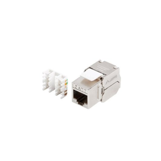 Cavo Lanberg KSF7-2000 RJ-45 LSA Femmina-Femmina Acciaio Inossidabile Piatto