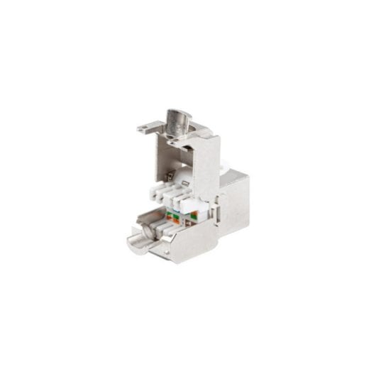 Cavo Lanberg KSF7-2000 RJ-45 LSA Femmina-Femmina Acciaio Inossidabile Piatto