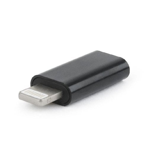 Adaptador USB tipo-C para Apple 8-pin Gembird A-USB-CF8PM-01 Preto