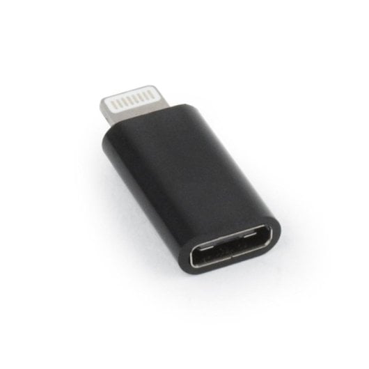 Adaptador USB tipo-C para Apple 8-pin Gembird A-USB-CF8PM-01 Preto