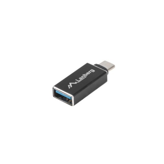 Adattatore Lanberg AD-UC-UA-02 USB 3.0 Type C a Type A Nero Adattatore Lanberg AD-UC-UA-02 USB 3.0 Type C a Type A Nero