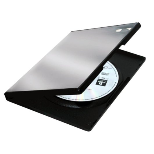 Funda DVD Fellowes 83357 Polipropileno Negro 1 disco 134,9x190,5mm Pack 5 unidades
