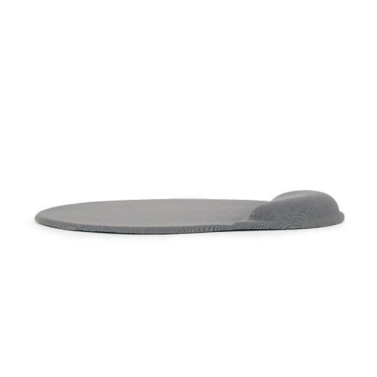 Alfombrilla de ratón Gembird MP-GEL-GR Gris con reposamuñeca de gel base antideslizante 220x260mm