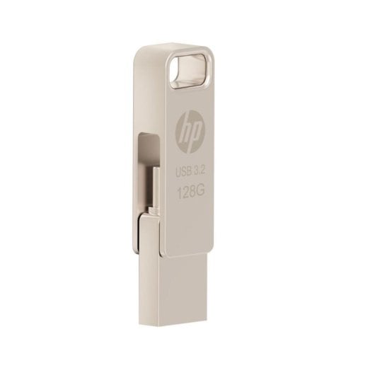 Pendrive PNY HPFD206C-128 128GB USB Type-A/USB Type-C 3.2 Gen 2 100MB/s Plata