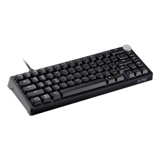 Teclado mecánico XPG 75261478 Layout Inglés LED RGB 65% alámbrico para gaming