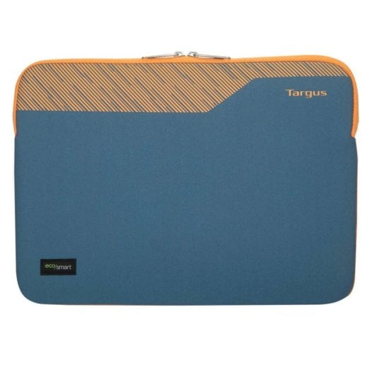 Funda Targus Pulse II EcoSmart 14" Neopreno Azul Naranja Hidrofóbica Monocromo