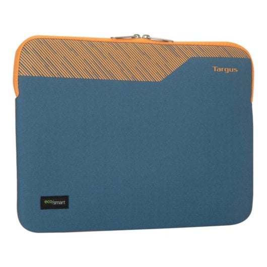 Funda Targus Pulse II EcoSmart 14" Neopreno Azul Naranja Hidrofóbica Monocromo