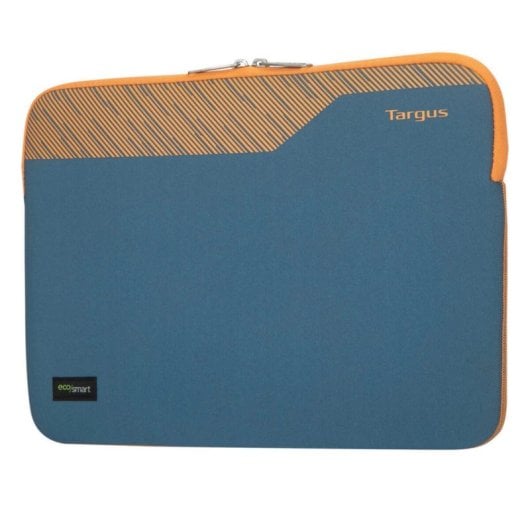 Funda Targus Pulse II EcoSmart 14" Neopreno Azul Naranja Hidrofóbica Monocromo