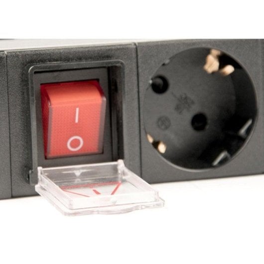 Steckdosenleiste Gembird EG-PDU-014-C14 8 Steckplätze Aluminium 1U Schuko Schutz