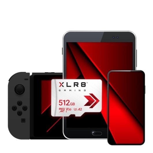 MicroSDXC PNY XLR8 512GB Klasse 10 UHS-I 100MB/s Lesen 90MB/s Schreiben MicroSDXC PNY XLR8 512GB Klasse 10 UHS-I 100MB/s Lesen 90MB/s Schreiben