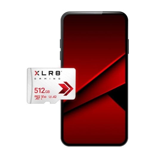 MicroSDXC PNY XLR8 512GB Klasse 10 UHS-I 100MB/s Lesen 90MB/s Schreiben MicroSDXC PNY XLR8 512GB Klasse 10 UHS-I 100MB/s Lesen 90MB/s Schreiben