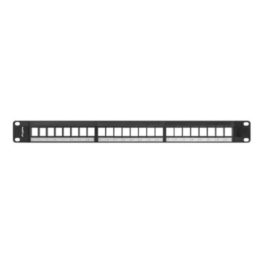 Patch Panel Lanberg PPKS-1024-B RJ-45 24 Puertos 1U Montaje en Bastidor ABS Negro