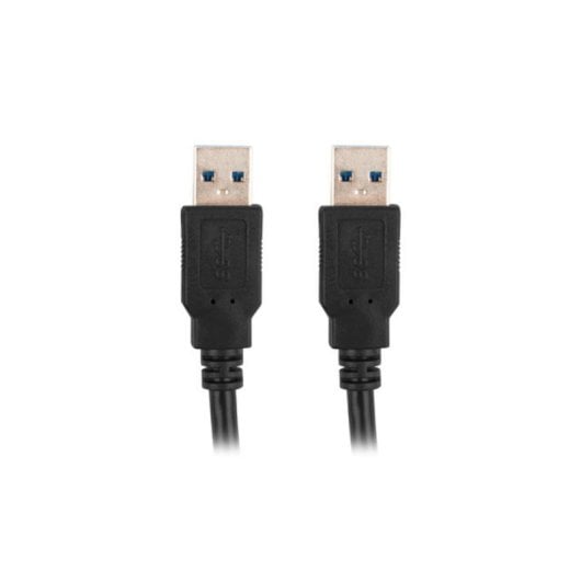 Cabo USB 3.2 LANBERG CA-USBA-30CU-0018-BK 1,8m Preto USB A USB A 5 Gbit/s