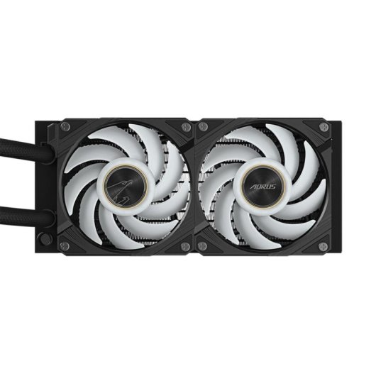 Flüssigkeitskühlung GIGABYTE AORUS WATERFORCE X II 240mm 2 Lüfter ARGB LCD