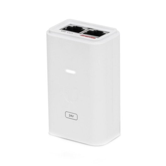 Adaptador PoE Ubiquiti POE-24-12W-G-WH 24V 24W Gigabit Ethernet Blanco compacto