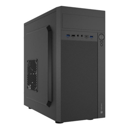 Caja PC NATEC Helix USB C Mini Tower Negro micro ATX Mini-ITX Ventilador 80mm