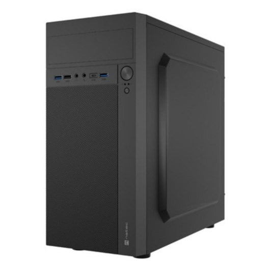 Caja PC NATEC Helix USB C Mini Tower Negro micro ATX Mini-ITX Ventilador 80mm
