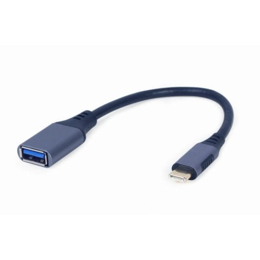 Adaptador USB 3.0 OTG Gembird A-USB3C-OTGAF-01 Tipo C a Tipo A 0,15m Metal Gris