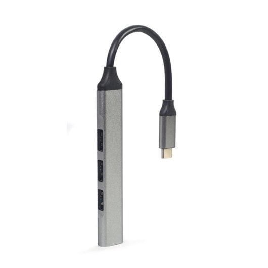 Gembird UHB-CM-U3P1U2P3-03 Hub USB-C com 4 Portas