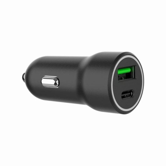 Cargador de coche USB Gembird TA-UC-A2PDQC20-CAR-01 20W QC 3.0 PD 2 Puertos Negro