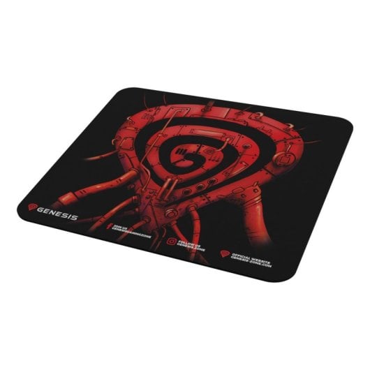 Alfombrilla Genesis Pump Up The Game 250x210mm Negro Gráficos Gaming Base Antiderrapante
