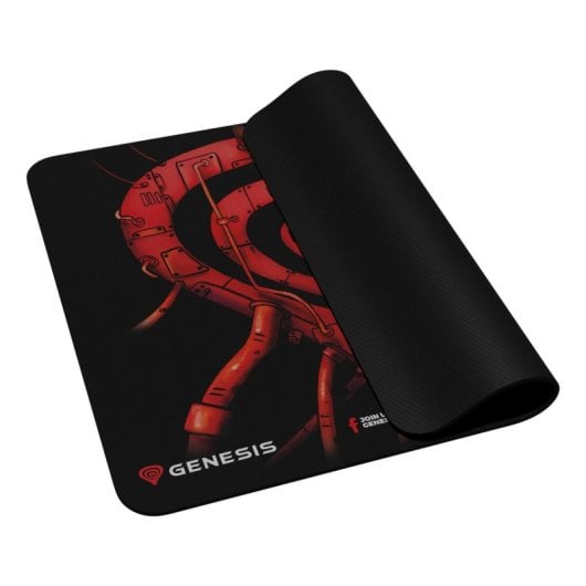 Alfombrilla Genesis Pump Up The Game 250x210mm Negro Gráficos Gaming Base Antiderrapante
