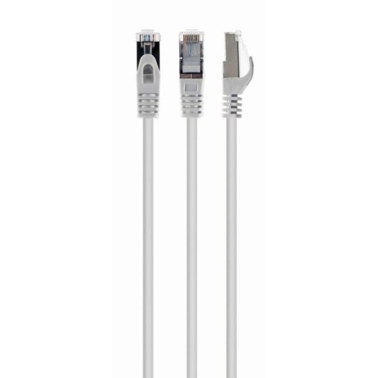 Netzwerkkabel Gembird PP6A-LSZHCU-W-0.5M Cat6a S/FTP 0,5m geschirmt LSZH weiß vergoldete Anschlüsse