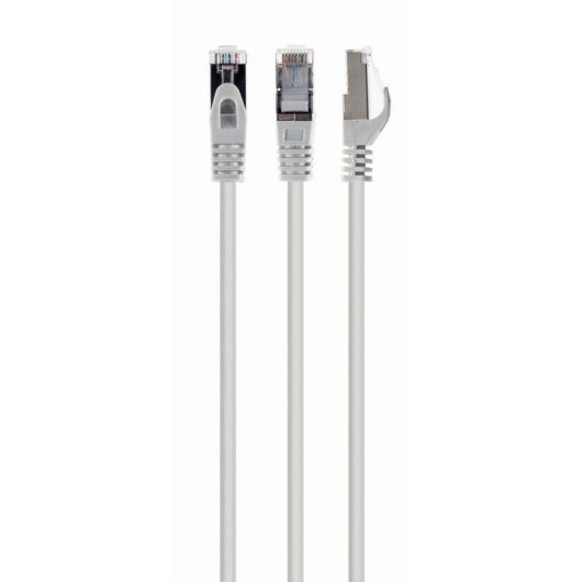 Netzwerkkabel Gembird PP6A-LSZHCU-W-0.5M Cat6a S/FTP 0,5m geschirmt LSZH weiß vergoldete Anschlüsse