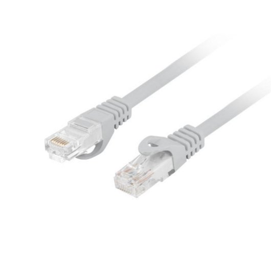 Cable de red Lanberg PCU6-10CU-0500-S 5m Cat6 U/UTP RJ-45 Gris alta velocidad