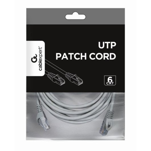 Cable de red Gembird PP6U-CU-7.5m CAT6 UTP 7.5m Latiguillo de cobre Tapas sin enganches