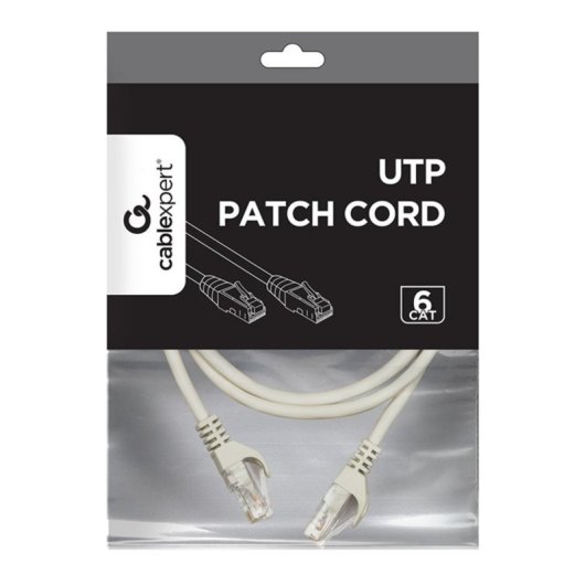 Câble Gembird PP6U-1.5M Cat6 UTP 1,5m RJ-45 U/UTP Gris