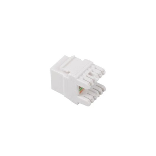 Keystone Lanberg KSU6-1000 Branco RJ-45 Macho/Fêmea Plano 14,5mm x 16,1mm