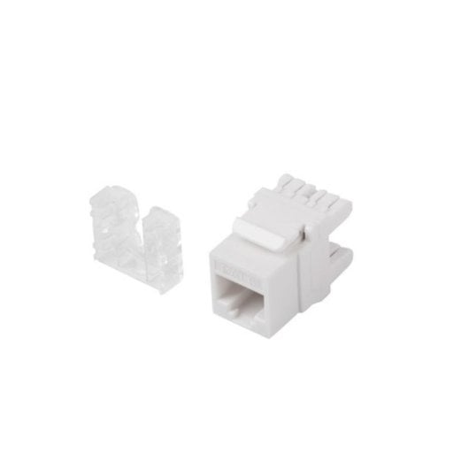 Keystone Lanberg KSU6-1000 Branco RJ-45 Macho/Fêmea Plano 14,5mm x 16,1mm