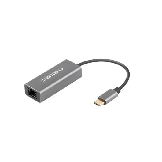 Adaptador de red NATEC Cricket USB 3.2 Gen 1 Type-C 100/1000 Mbit/s Gris RJ-45