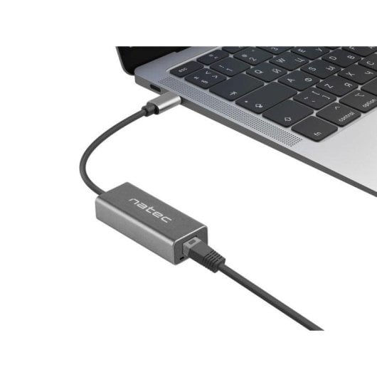 Adattatore rete Natec Cricket USB-C 3.2 Gen 1 1000 Mbit/s RJ-45 Grigio