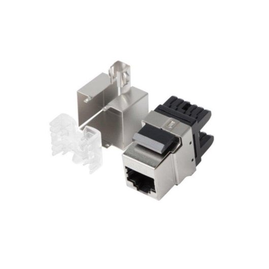 Keystone Lanberg KSF6-1000 Preto Metálico RJ-45 LSA Macho-Fêmea