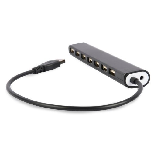 Hub Gembird 7 puertos USB 2.0 modelo UHB-U2P7-04 Extras protección sobretensión