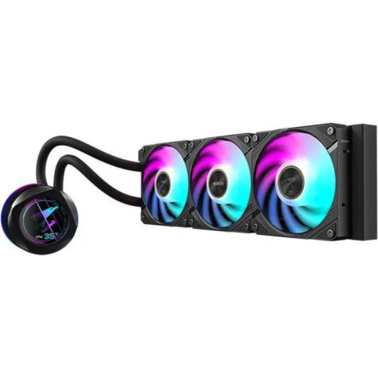 Refrigeración Líquida GIGABYTE AORUS WATERFORCE X II 360mm 3 Ventiladores ARGB LCD