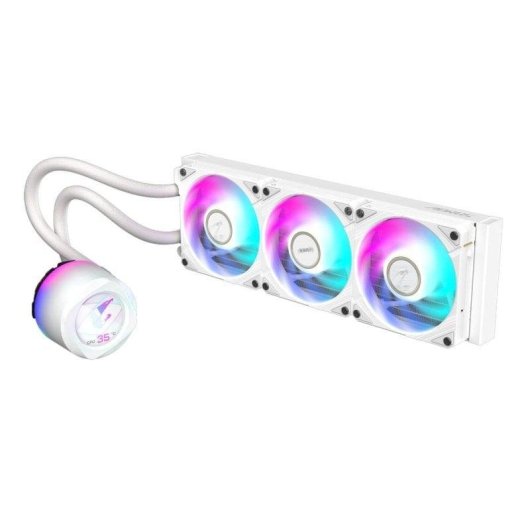 Refrigeración Líquida Gigabyte AORUS WATERFORCE X II 360 3 Ventiladores ARGB LCD Branco