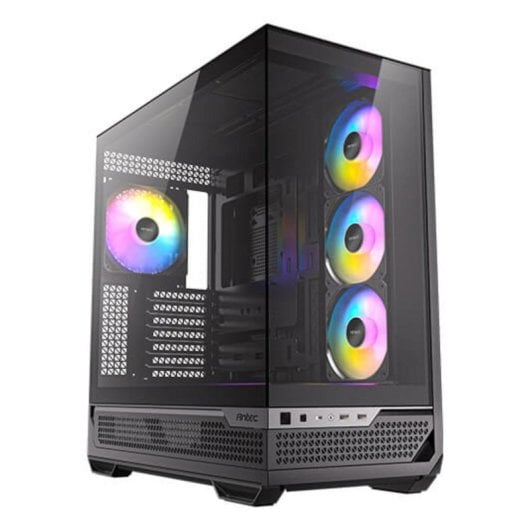 Torre Antec C7 ARGB Cristal Templado ATX EATX ITX microATX 4 Ventiladores ARGB Negro