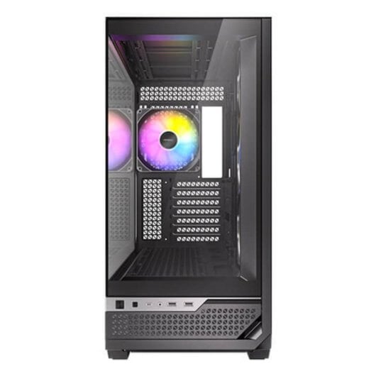 Torre Antec C7 ARGB Cristal Templado ATX EATX ITX microATX 4 Ventiladores ARGB Negro