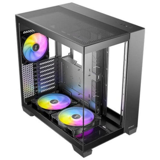 Gabinete PC Antec C8 ARGB Full Tower Preto Vidro Aço ATX EATX ITX Micro ATX