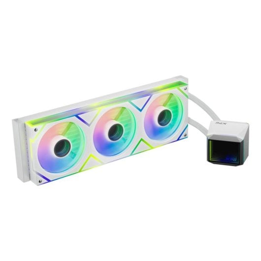 Refrigeración Líquida XPG Levante II 360mm 3 Ventiladores ARGB Bomba Doble Cámara Blanco