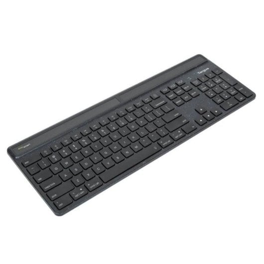 Teclado Targus EcoSmart scissor switch inalámbrico Bluetooth LED negro completo QWERTY