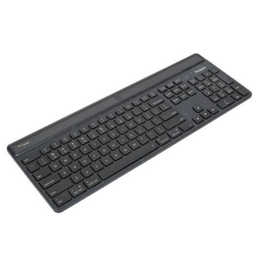 Teclado Targus EcoSmart scissor switch inalámbrico Bluetooth LED negro completo QWERTY
