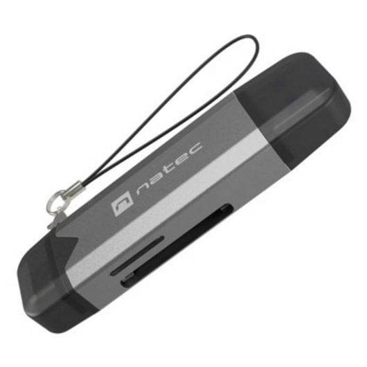 Lector de Tarjetas NATEC NCZ-2262 USB 3.1 Negro Gris 5000 Mbit/s MicroSD SDXC SDHC