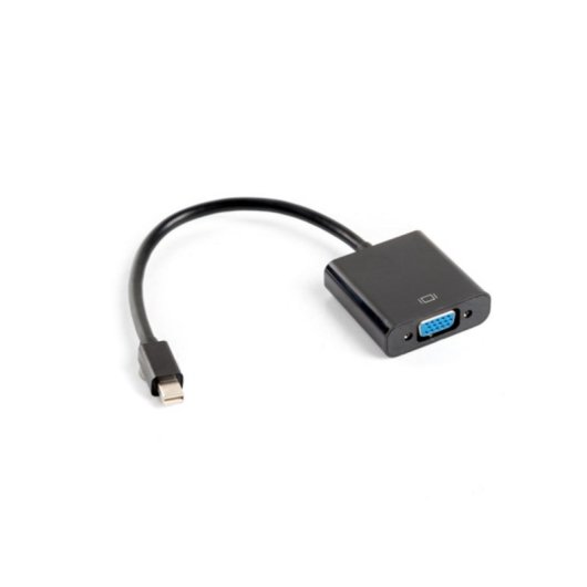 Adaptador Lanberg AD-0006-BK Mini DisplayPort a VGA 0,2m 1920x1200 Macho/Hembra